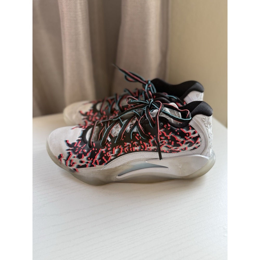 Air Jordan Kids Size 5Y Zion 3 NRG White Multicolor‎ Athletic Basketball Shoes